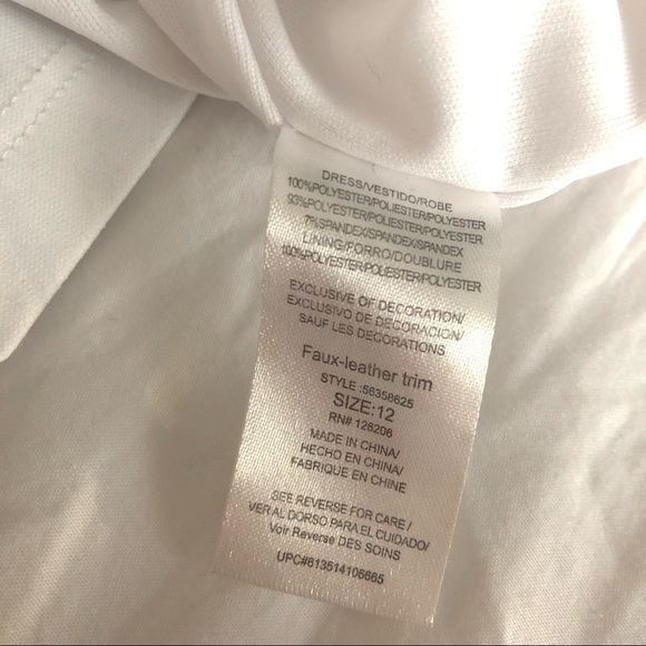 Pippa & Julie Blue Galaxy Print Dress with Illusion Neckline and lining size 12 - Picture 7 of 8